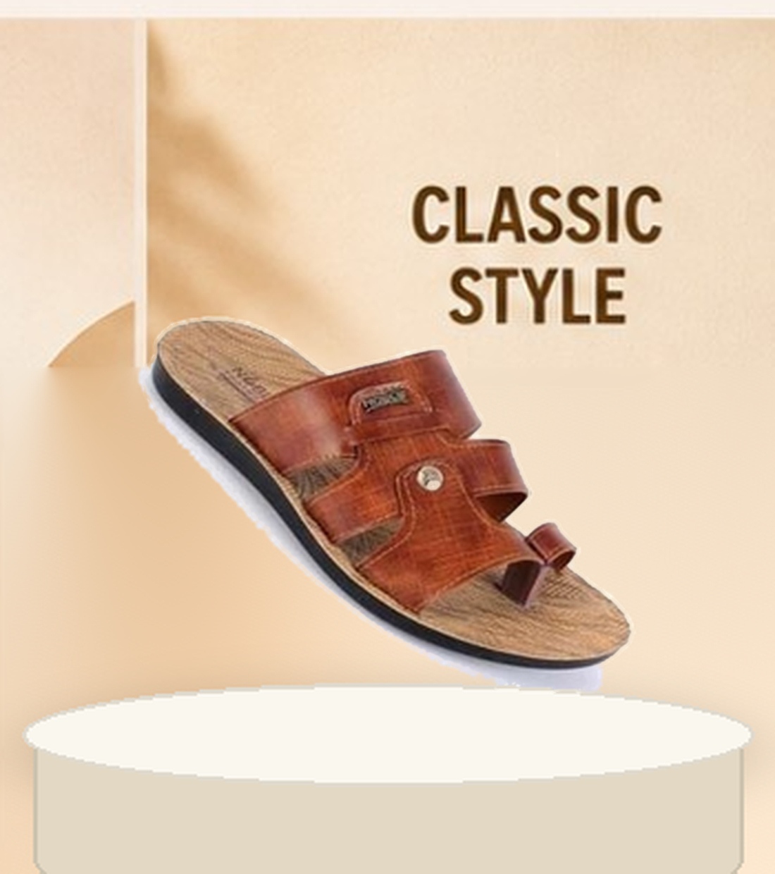 Noble Footwear Classic Style PU Slipper